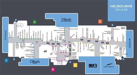 melbourne square mall map.